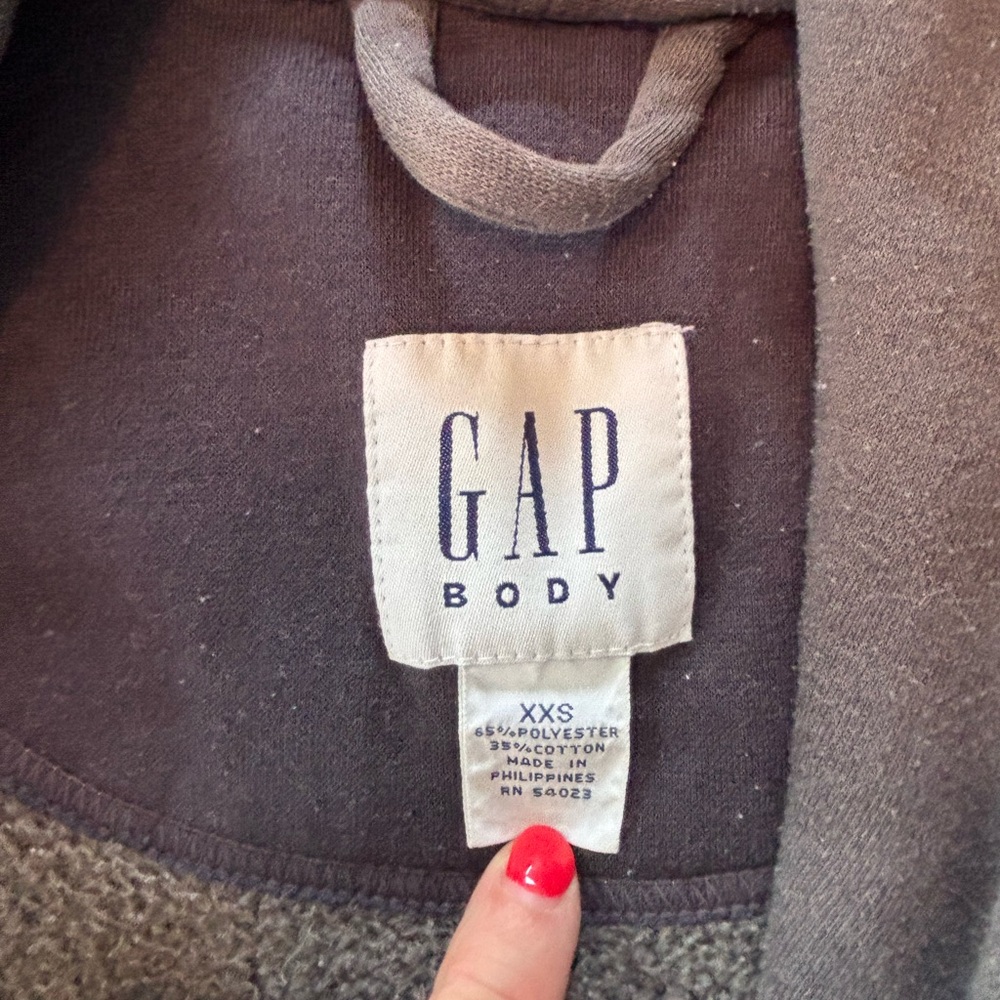 GAP Body Charcoal Gray Robe - Picture 2 of 4